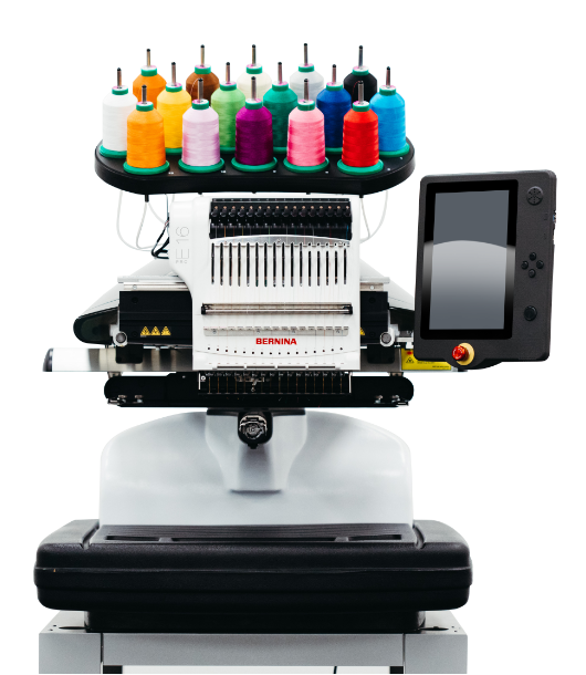 Multi needle online embroidery machine